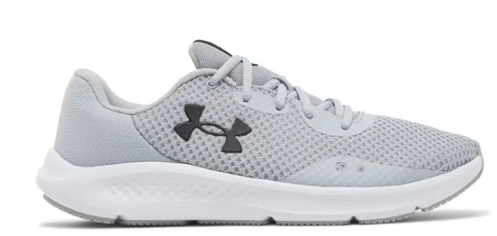 Under Armour Women's 9 Pursuit 3 Running Shoe Halo Gray Lightweight Mesh EUC